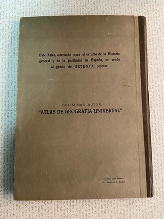 Atlas histórico general y de España 1958