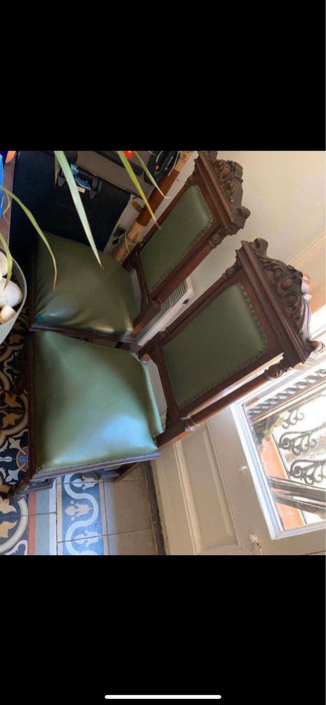 Sillas Alfonsinas originales S.XIX