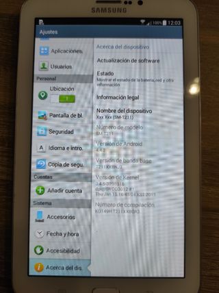 Tablet Samsung Galaxy Tab 3