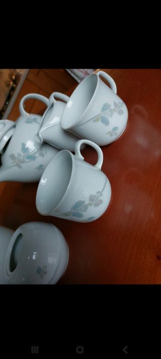 Servizio di porcellane decorate