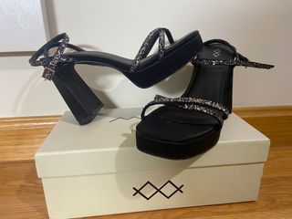 tacones plataforma MIM negros