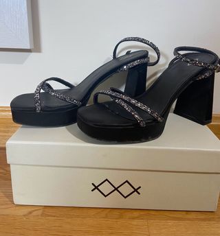 tacones plataforma MIM negros