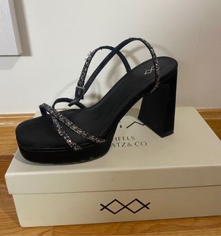 tacones plataforma MIM negros