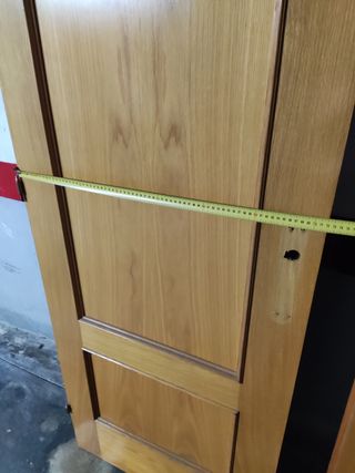 PUERTA ROBLE NUEVA CON EXTENSION