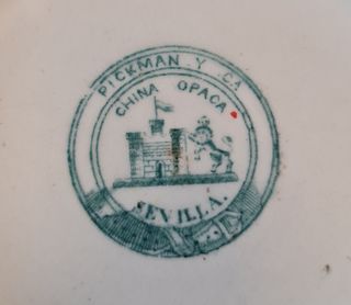 Frutero Pickman sello 27 1860