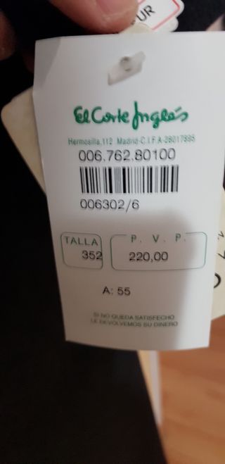 Abrigo de hombre de pura lana sin usar