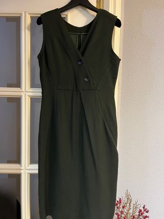 Vestido midi Massimo Dutti