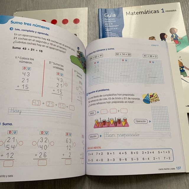 Matematica 1 scuola elementare. Santillana 2011