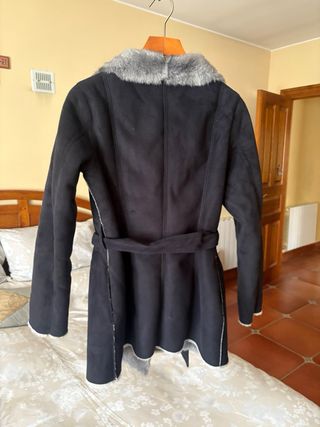 Chaquetón ante negro mujer