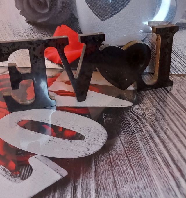 Decoración love de resina❤️