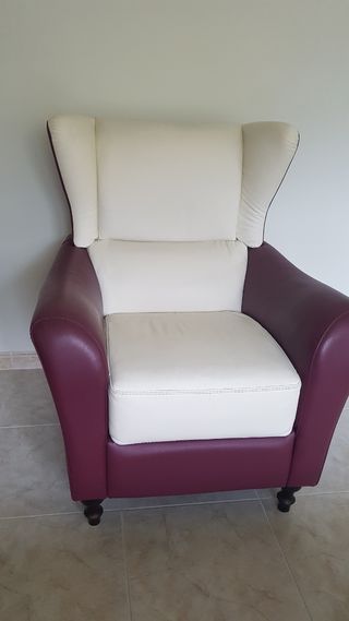 sofá  horegero de piel