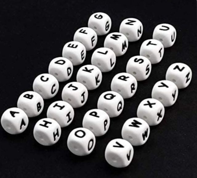 Liquidación.Letras de silicona