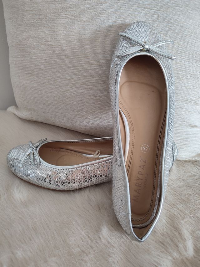 BAILARINAS DE LENTEJUELAS PLATEADAS