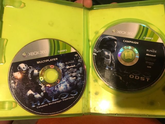 halo 3 + halo odst xbox360