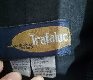 Chaqueton negro pana vintage, Zara