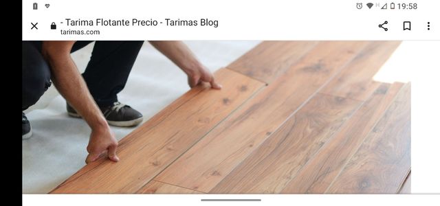 Instalador de tarrima