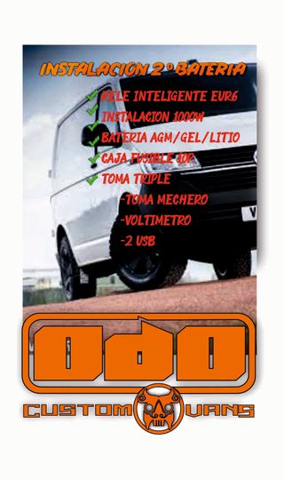 2º batería Furgos Camper/Autocaravana