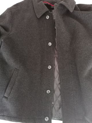 Abrigo gris lana/cashmere