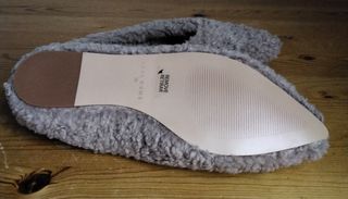 Zapatilla cuña pelo