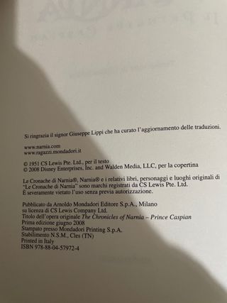 Le cronache di Narnia. Il principe Caspian