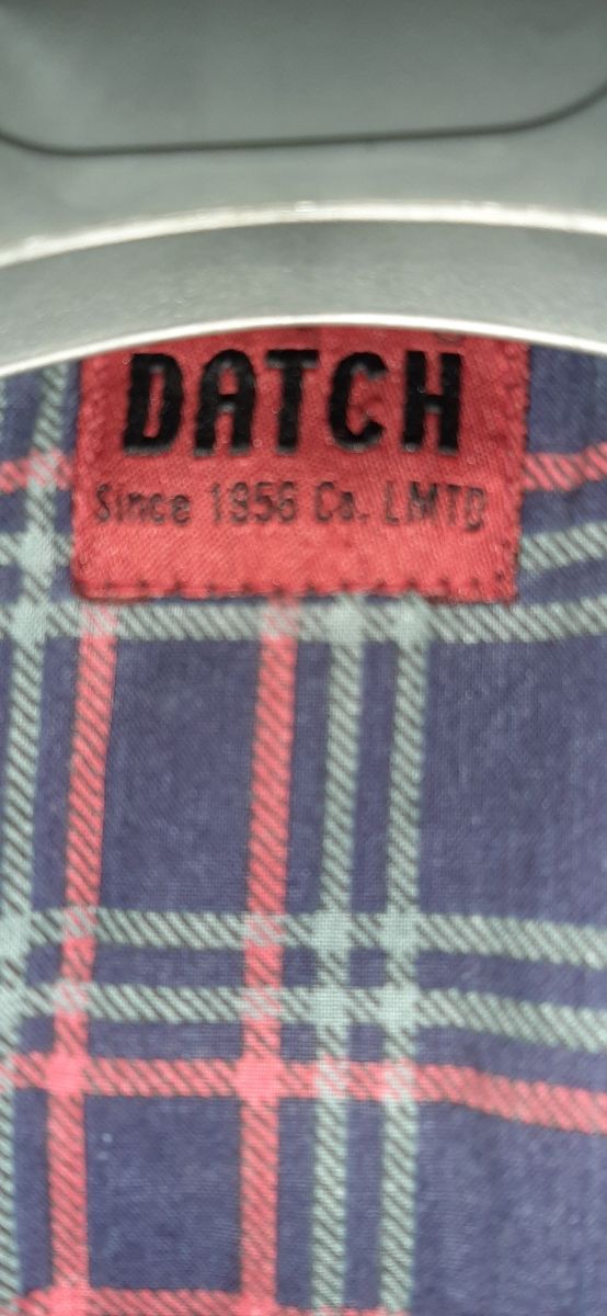 Giacca nera gessata Datch taglia s