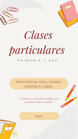 Clases particulares/Repaso