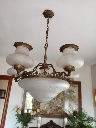Lámpara comedor antigua