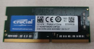 Memoria Ram para portátil o mini pc