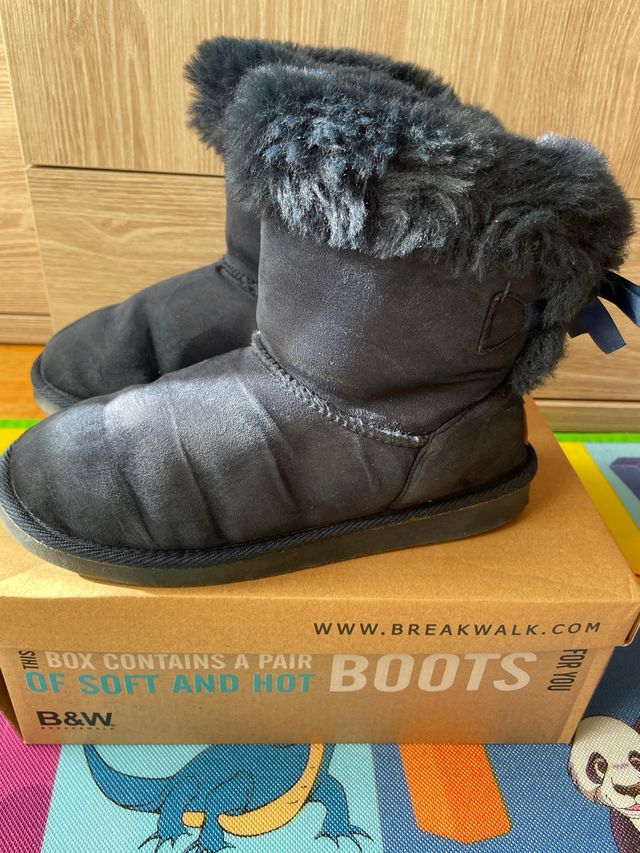 botas niña azul marino numero 37