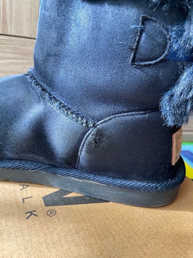 botas niña azul marino numero 37