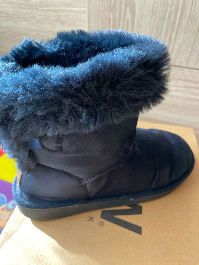 botas niña azul marino numero 37