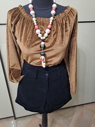 Maglia in ciniglia / maglia marrone/ maglia donna