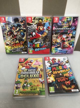 nintendo switch CAJAS Zelda pokemon mario 