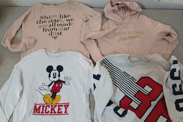 4 jerséis niña talla 12-13 años