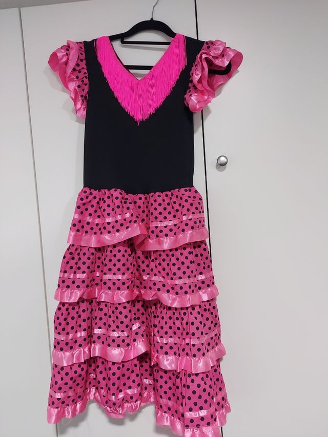 Vestido flamenca niña de 7 a 9 años
