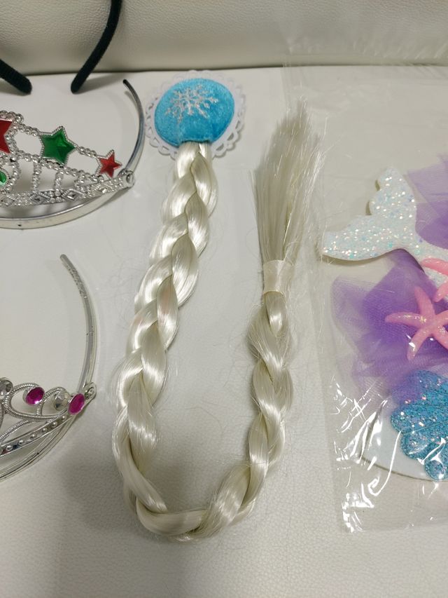 Diademas niña MINIE,TRENZA ELSA, CORONAS Y BARITA