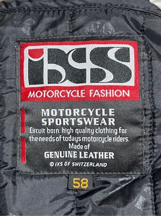 Chaqueta moto piel IXS