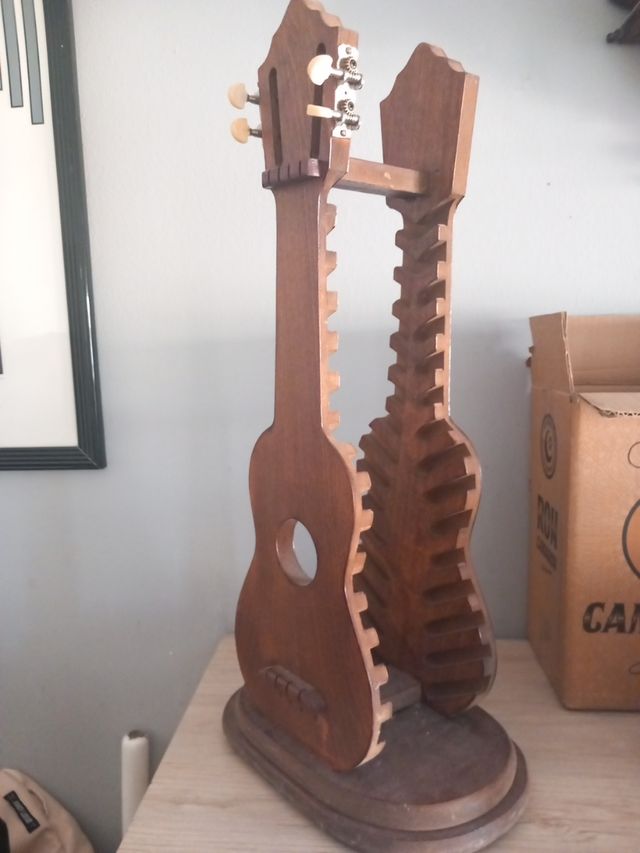 Guitarra decoracion Organizador de cd,