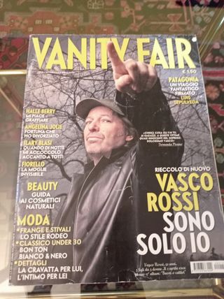 Rivista Vanity Fair Vasco Rossi
