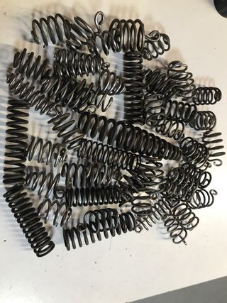 lote muelles sillín bicicleta antigua