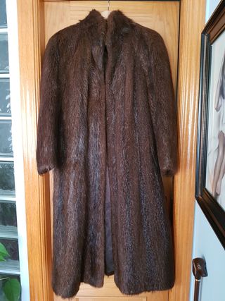 !!Gran Rebaja!! (50%)  Abrigo Piel Largo Vintage