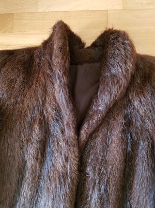 !!Gran Rebaja!! (50%)  Abrigo Piel Largo Vintage