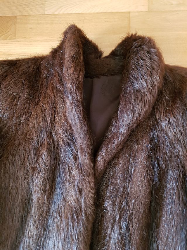 !!Gran Rebaja!! (50%)  Abrigo Piel Largo Vintage