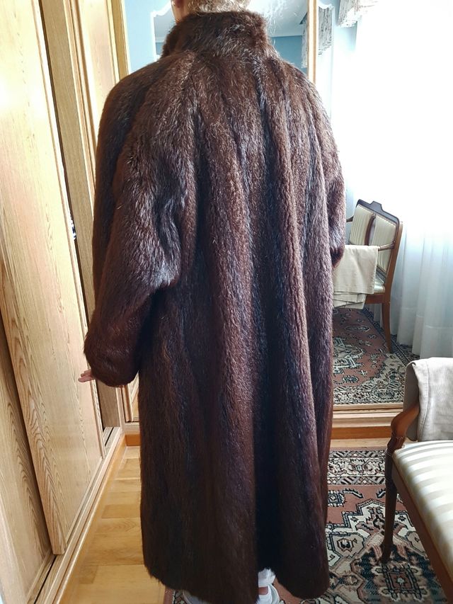 !!Gran Rebaja!! (50%)  Abrigo Piel Largo Vintage