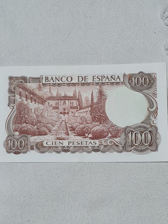 Billete 100 pesetas de 1970
