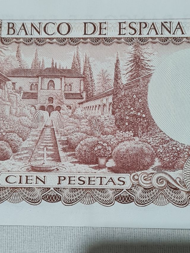 Billete 100 pesetas de 1970