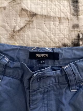 Pantalone bambino Ferrari taglia 5/6 anni