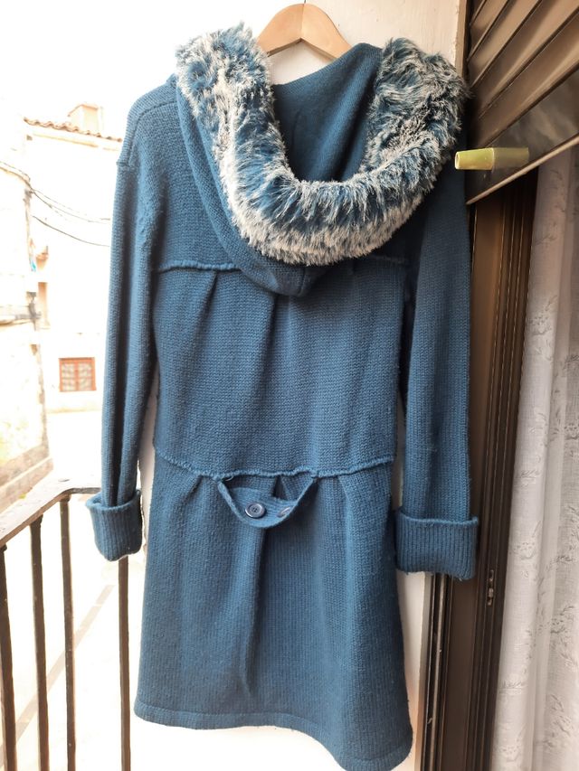 Chaqueta de punto larga