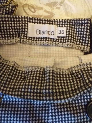 Mono blanco y negro talla 36