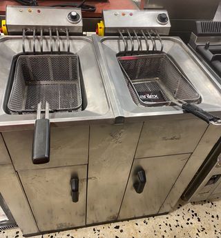 FREIDORA DE ACEITE DOS CUERPOS 25+25